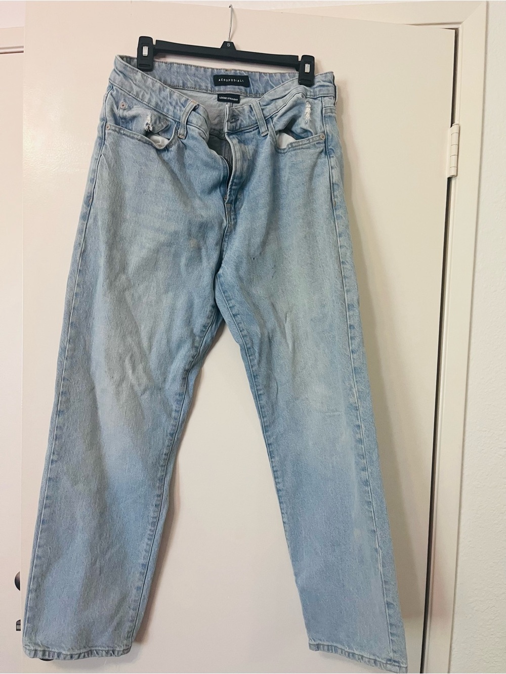 Abercrombie & Fitch Light Wash Straight Men's Jeans